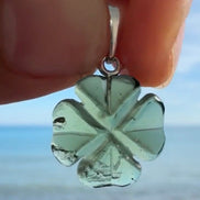 Carved Moldavite Pendant, 1.5g, Chlum