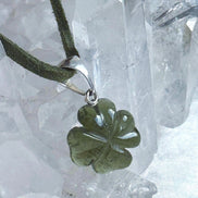 Carved Moldavite Pendant, 1.5g, Chlum