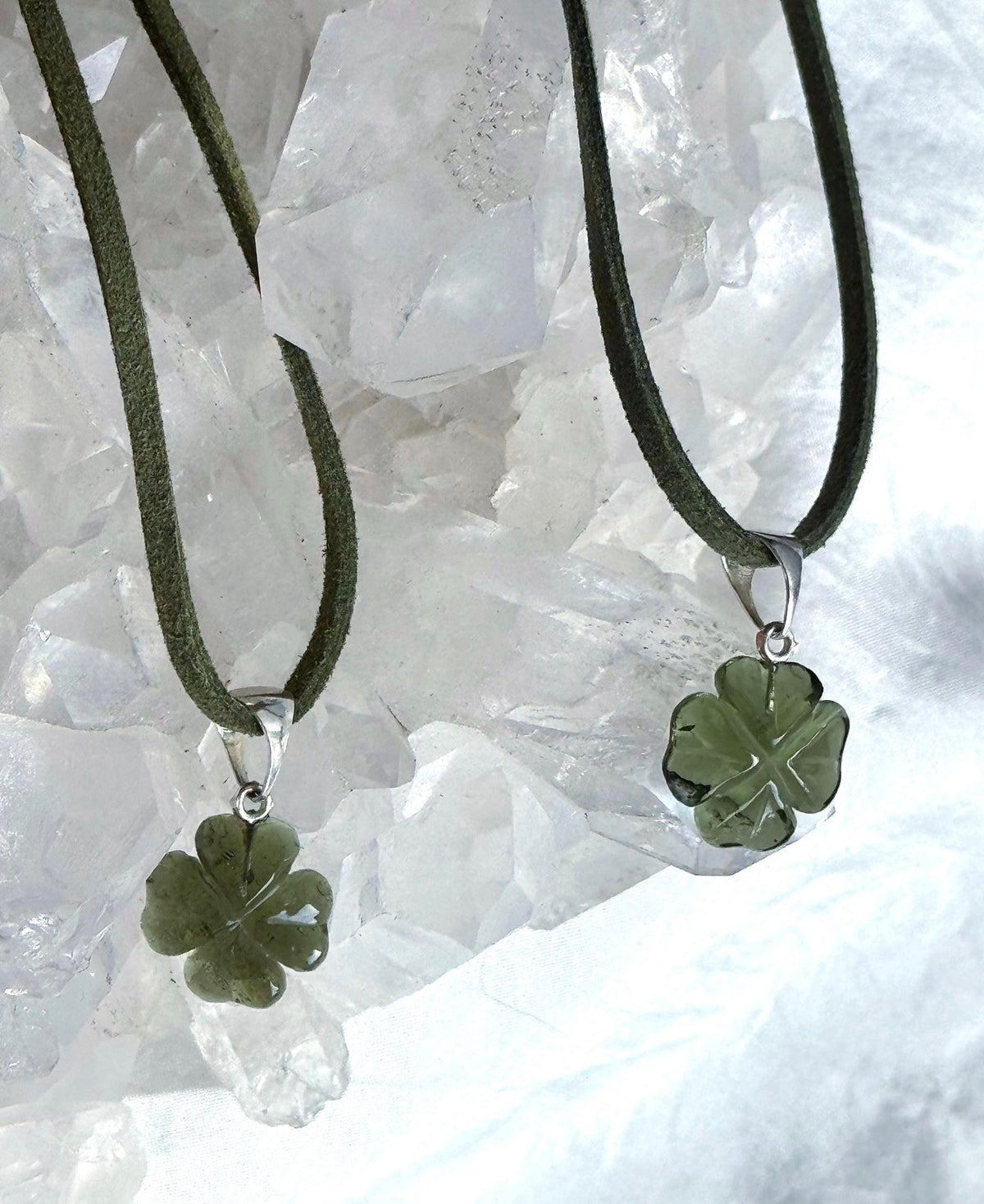 Carved Moldavite Pendant, 1.5g, Chlum