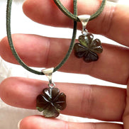 Carved Moldavite Pendant, 1.5g, Chlum