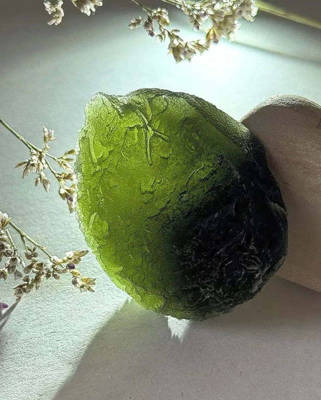 35g Moldavite from Bartochov, Czech Republic
