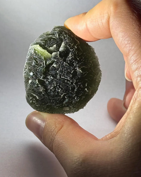 35g Moldavite from Bartochov, Czech Republic