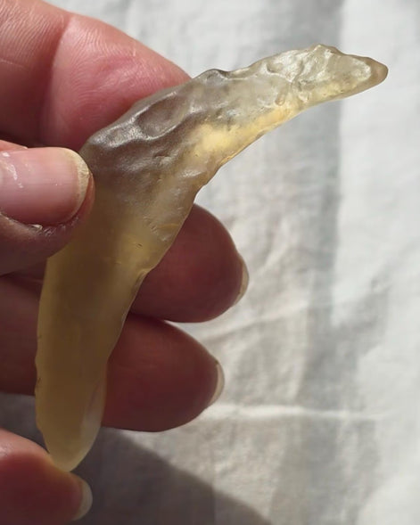 17.81g Angel Chime Libyan Desert Glass from the Great Sand Sea