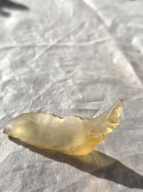 17.81g Angel Chime Libyan Desert Glass from the Great Sand Sea
