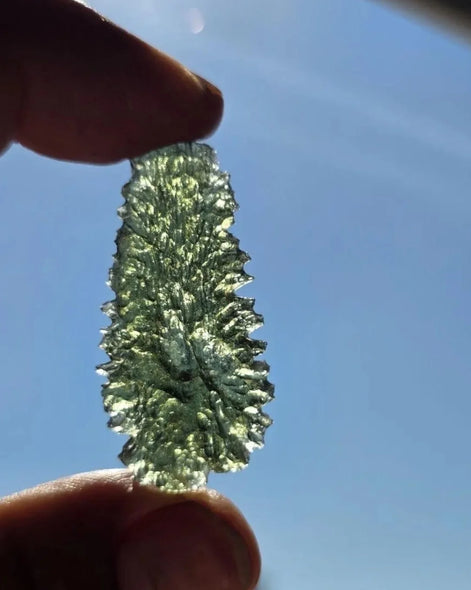 4.77g Moldavite from Nesměň, Czech Republic