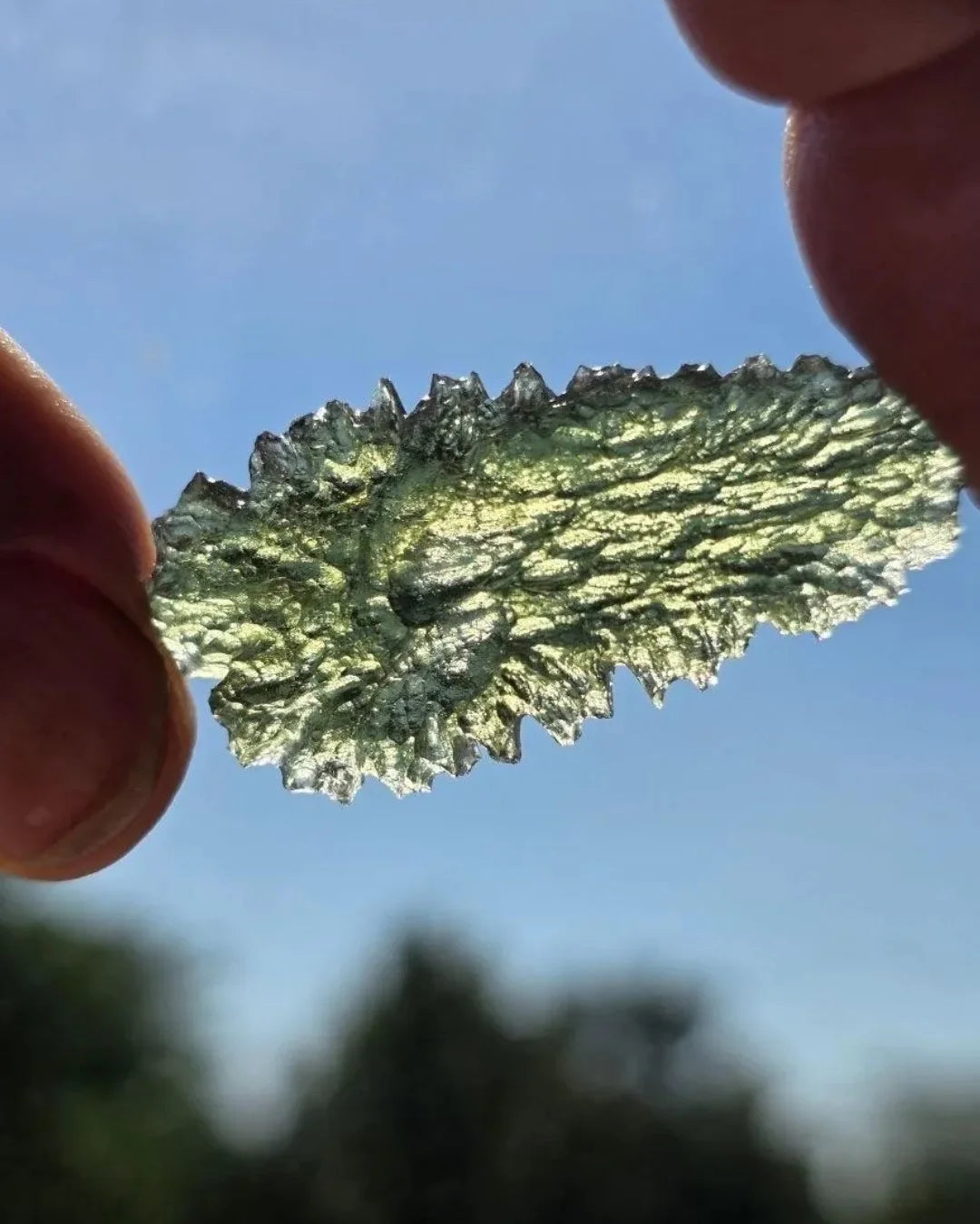 4.77g Moldavite from Nesměň, Czech Republic