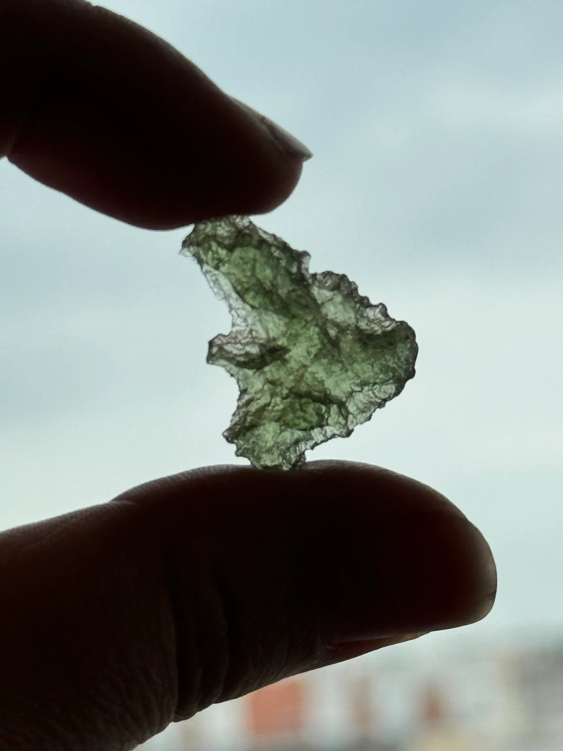 Raw Moldavite Stone, Chlum, 1.6g