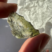 Angle Chime Moldavite, Jankov, 1.65g