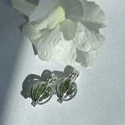 Natural Moldavite Necklace, 0.4g
