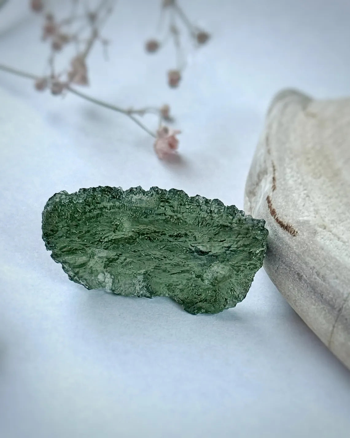 Rough Moldavite Stone, Maly Chlum, 3.97g
