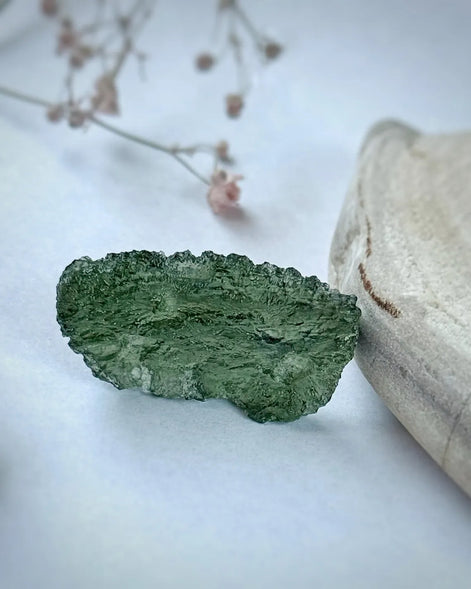 Rough Moldavite Stone, Maly Chlum, 3.97g