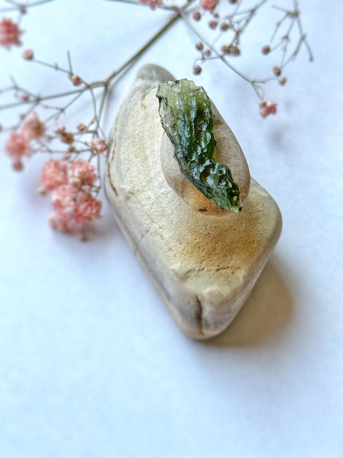 Raw Moldavite Stone, Chlum, 1.5g