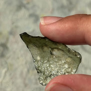 Angle Chime Moldavite, Jankov, 1.65g