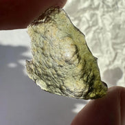 Angle Chime Moldavite, Jankov, 1.65g