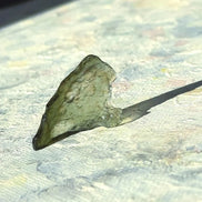 Angle Chime Moldavite, Jankov, 1.65g