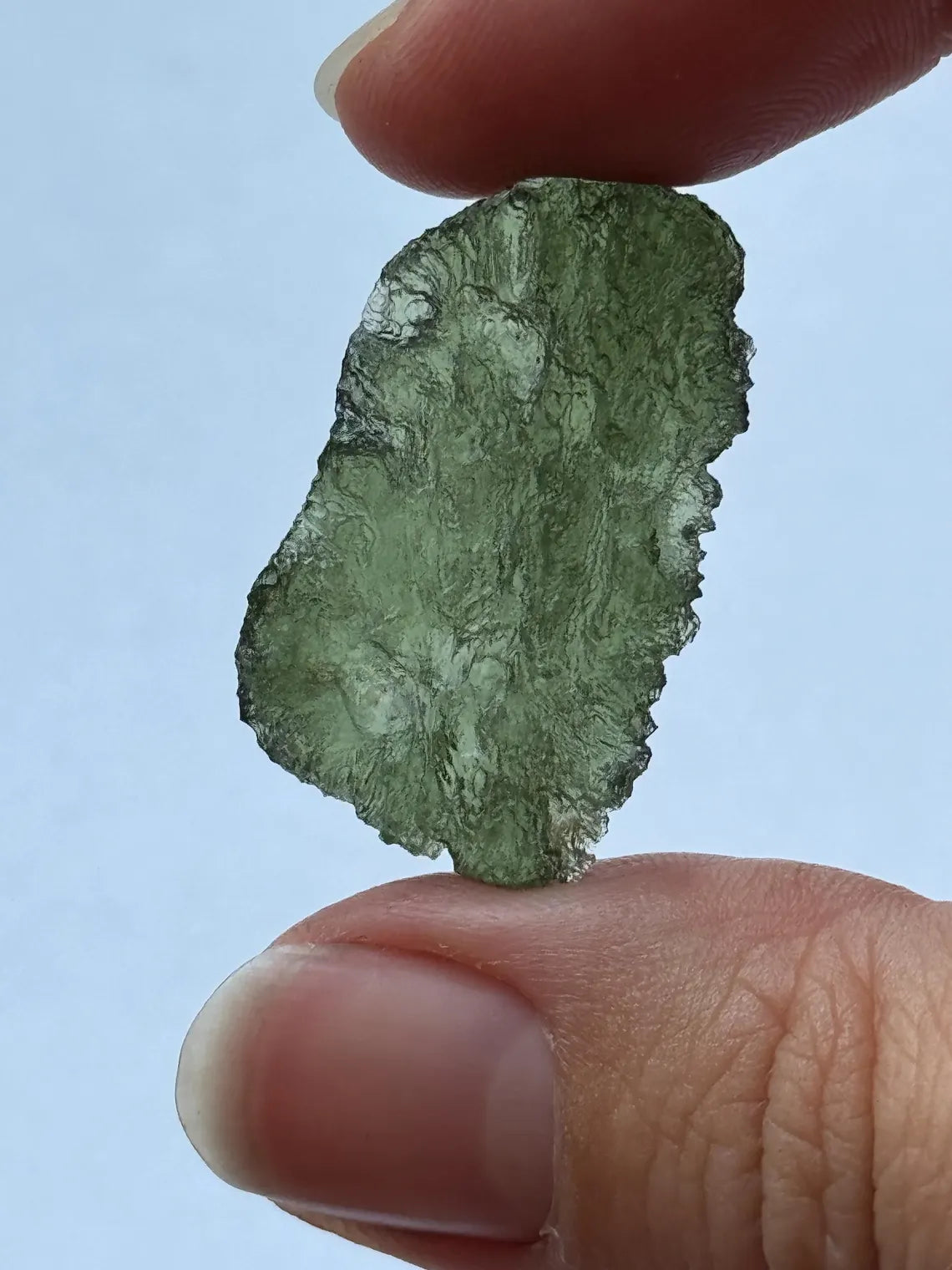 Rough Moldavite Stone, Maly Chlum, 3.97g