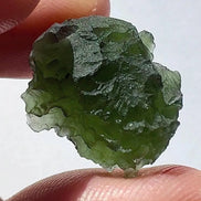 Velvet Moldavite Stone, 4.49g, Brusna