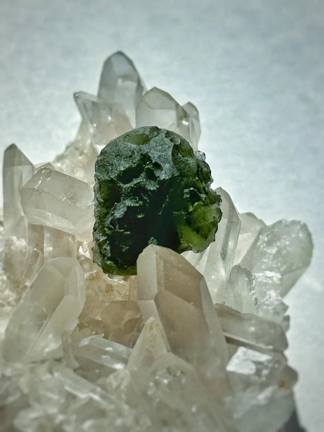 Velvet Moldavite Stone, 4.49g, Brusna