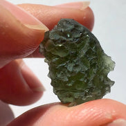 Velvet Moldavite Stone, 4.49g, Brusna