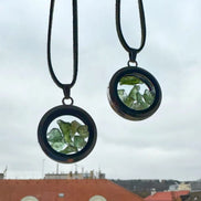 Moldavite Locket Pendant, 1g