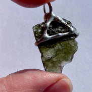 Raw Moldavite Pendant, Chlum, 2.90g