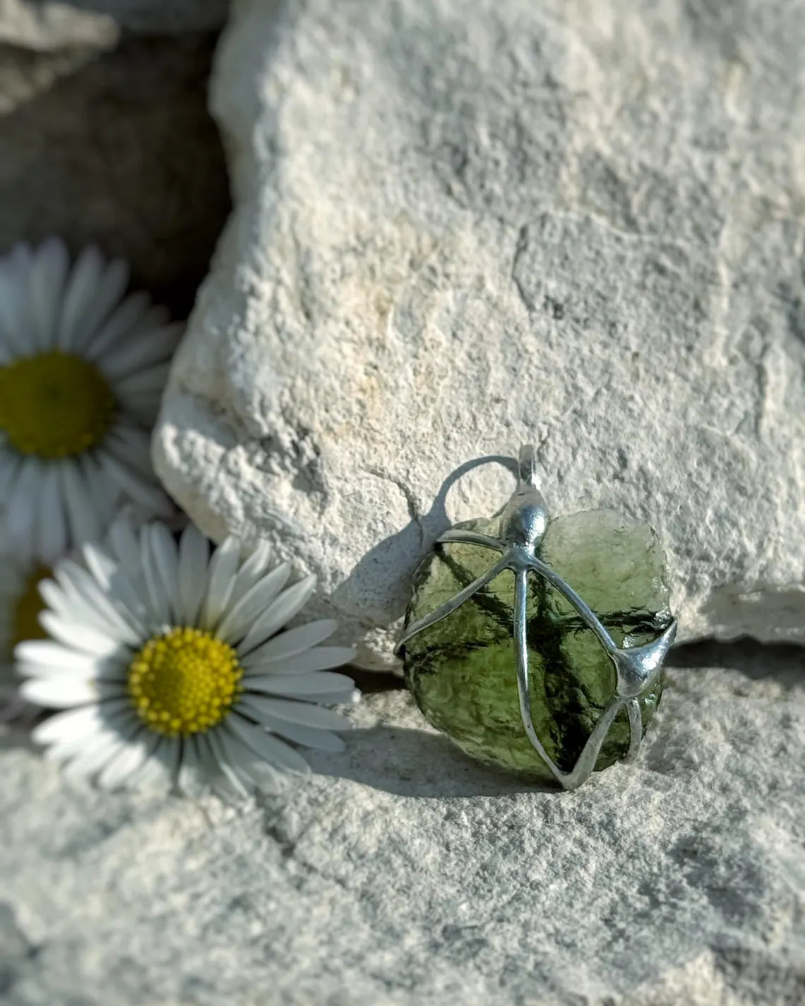 Genuine Moldavite Pendant, Chlum, 1.7g