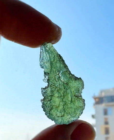 Moldavite Stone, 5.95g, Chlum