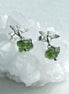 Moldavite Bee Earrings, Chlum, 1.60g