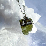 Raw Moldavite Pendant, Chlum, 2.90g