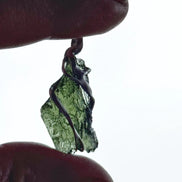 Raw Moldavite Pendant, Chlum, 2.80g