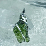 Raw Moldavite Pendant, Chlum, 2.80g