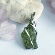 Raw Moldavite Pendant, Chlum, 2.80g