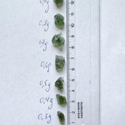 Mini Moldavite Stone, 0.1g - 0.9g