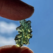 Hedgehog Moldavite Stone, Malý Chlum, 1.21g