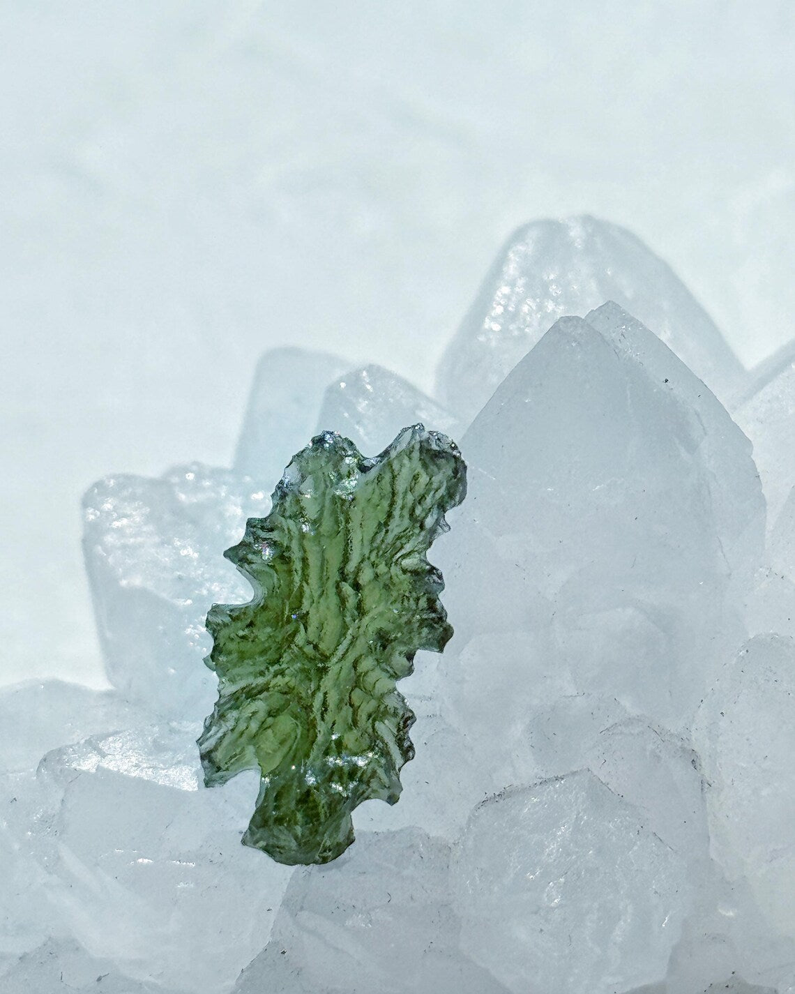 Hedgehog Moldavite Stone, Malý Chlum, 1.21g