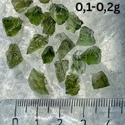 Mini Moldavite Stone, 0.1g - 0.9g