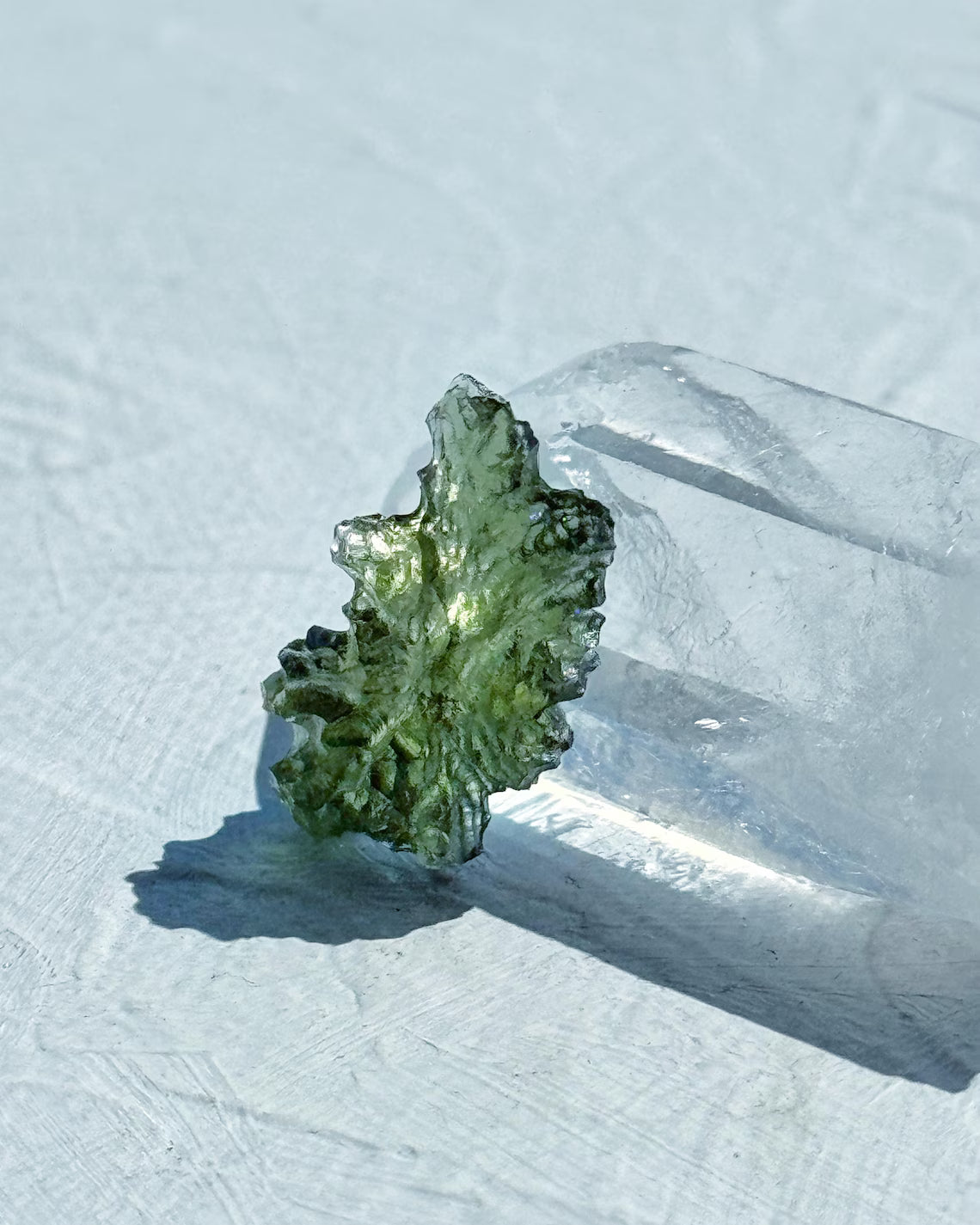 Hedgehog Moldavite Stone, Malý Chlum, 1.21g