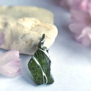 Raw Moldavite Pendant, Chlum, 2.80g