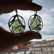 Raw Moldavite Pendant, Marouškovo Pole, 2.40g