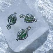 Natural Moldavite Necklace, 0.4g