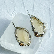 Natural Libyan Desert Glass Pendant, 2g
