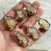 Natural Libyan Desert Glass Pendant, 2g