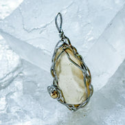 Natural Libyan Desert Glass Pendant, 2g
