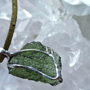 Raw Moldavite Pendant, Chlum, 3.04g