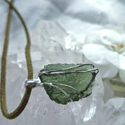Raw Moldavite Pendant, Chlum, 3.04g