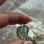 Raw Moldavite Pendant, Chlum, 3.04g