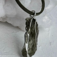 Raw Moldavite Pendant, Vrábče, 2.86g