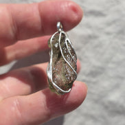 Raw Moldavite Pendant, Vrábče, 2.86g