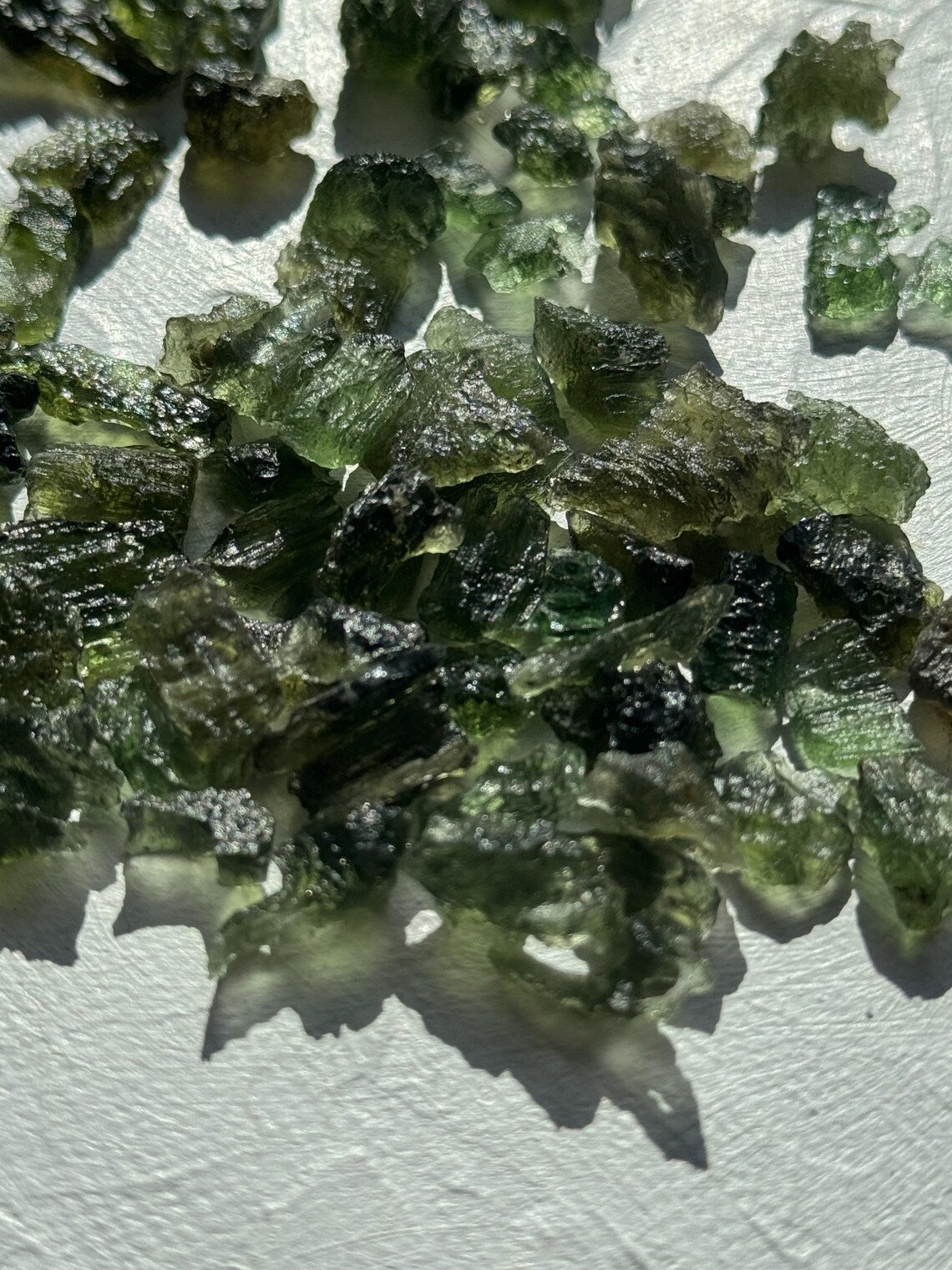 Mini Moldavite Stone, 0.1g - 0.9g
