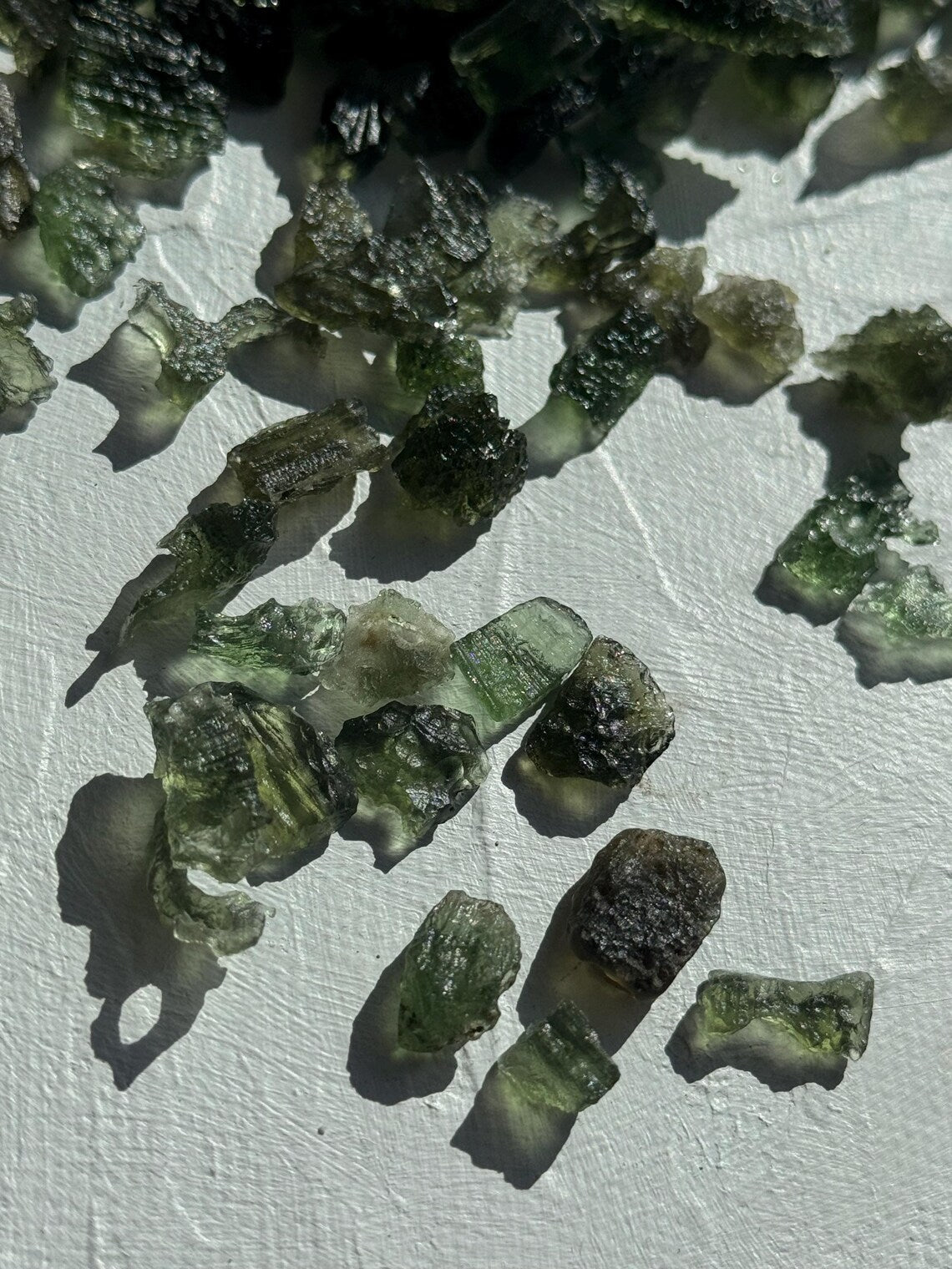 Mini Moldavite Stone, 0.1g - 0.9g